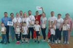 Спортивное мероприятие в рамках Российского проекта «Всей семьей» для дошкольников и их родителей.